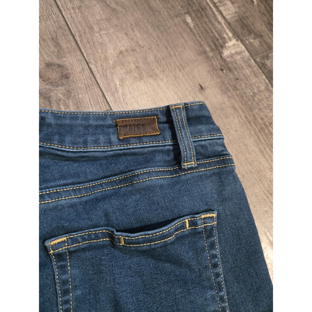 Paige Jeans‎ Womens 24 Hoxton Ankle High Rise Ultra Skinny Blue Minimalist - Picture 3 of 5